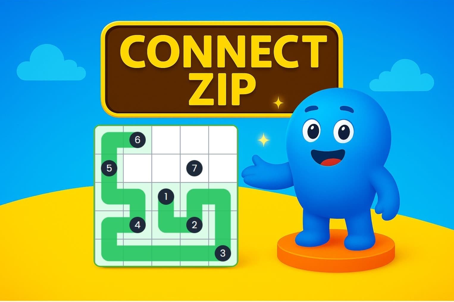 Connect Zip Preview Image | Games.Cloudz.Fun