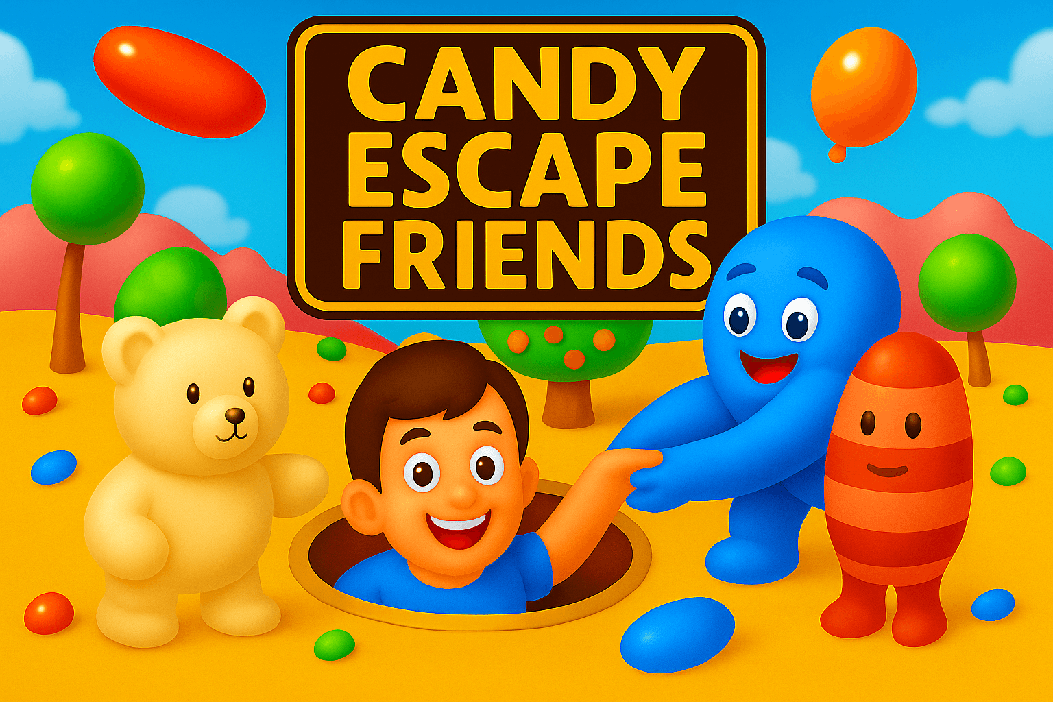 Game.Cloudz.Fun Candy Escape Friends Challenge Game
