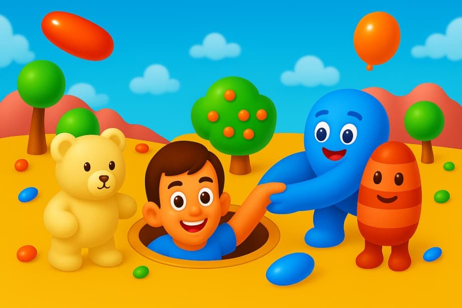 Candy Escape Friends Challenge Game Preview Image | Games.Cloudz.Fun