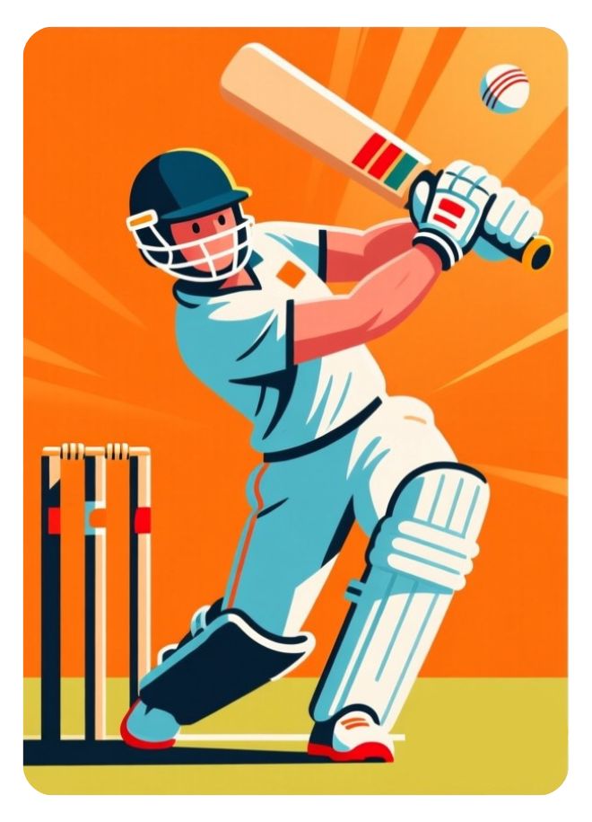 Cricket Card Game Start